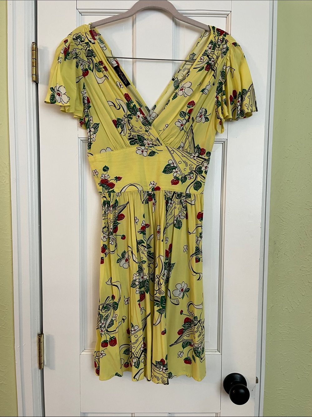 Trashy diva berry chantilly camilla dress sz 4